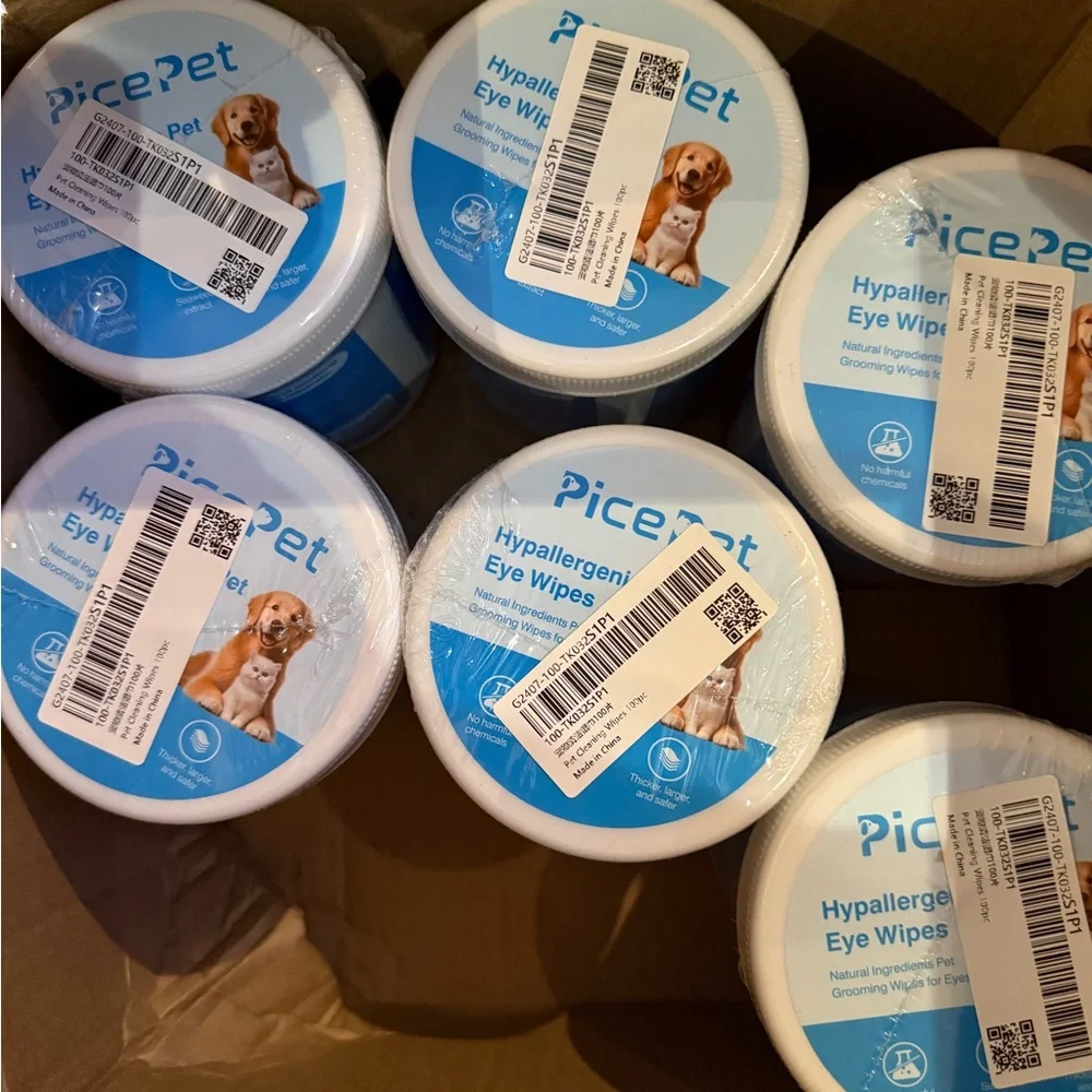 PricePet Hypoallergenic Pet Eye Wipes